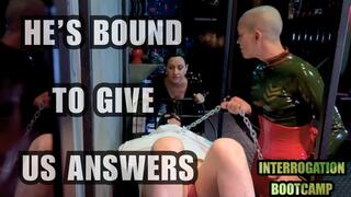 Masochist Training Sessions Part 20 - He’s Bound To Give Us Answers MP4