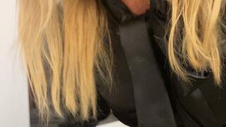 leather mistress p2 sub cums