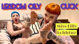 Lezdom Oily Foot Cuck! What You Would Give Just To Taste Miss Lilly's And Lohhtuz's Feet!