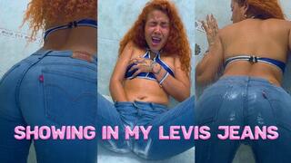 showing in my levis jeans - lissa