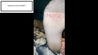 Delicious dirty hanes socks for you to smell
