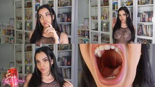 Burping cutie in a lace bodysuit | Sweet Maria