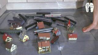 Merciless Train Waggons crush 16