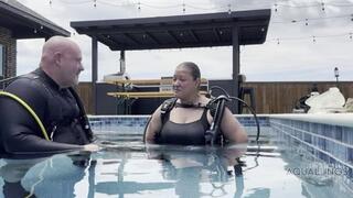 Lady-O Learns to Relax While Scuba Diving