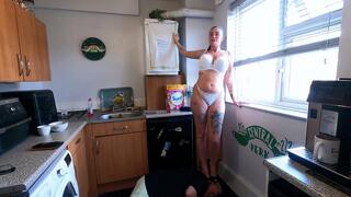 Stepping On His Head On The Kitchen Floor 3 (4K)