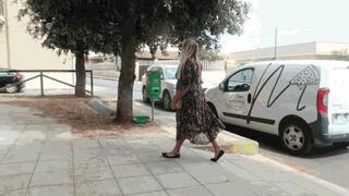 With dirty feet in black ballet flats MP4 (1920x1080) FHD