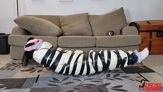 Lil Miz Unique - Mouth Packed, Mummified and Panty Hooded! (MP4 Format)