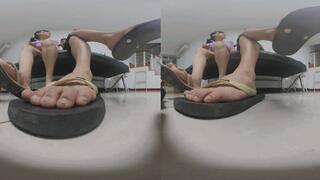 Tony MARTINA POV trampled and humiliated the dwarves in 3dVR180