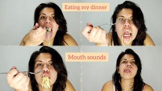 Eating my noodles with a lot of noise - Mouth fetish