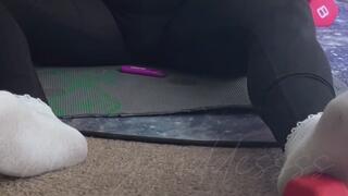 Watch me wiggle my toes in puma cuff socks