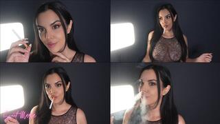 Nose exhales in a sexy see-through bodysuit | Sweet Maria