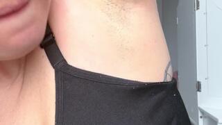 Stinky armpit self worship