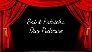 Saint Patrick’s Day Pedicure
