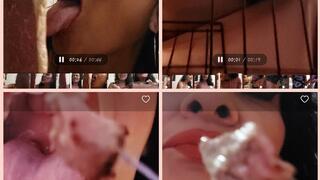 Rare juicy Steak Vore Mistress Lola Grant's your wish to be raised like livestock and eaten she has you sign a contract cages you feeds you to fatten you up and cooks and devours you burping smoking and showing her full bloated belly digesting