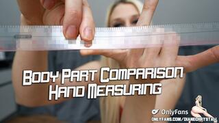 Size Comparison Hand Measuring with Ruler - WMW 1080p FullHD