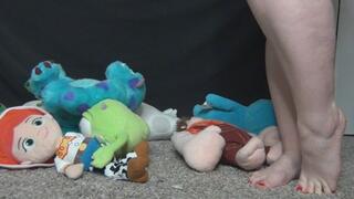Step Mommy Teaches You A Lesson Stomping On Toys (MP4) ~ MissDias Playground