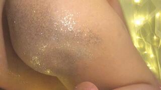 I covered my ass in glitter!