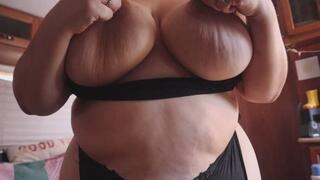 Showing off my fat body - Includes Pussy