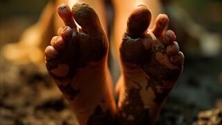 Dirty Soles For Your Tongue Muddy Feet POV Foot Worship | FullHD