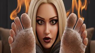 DIRTY TOEJAM BLONDE SOCKS