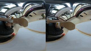 new 3DVR180 high-heeled sandals trampled and humiliated POV