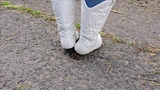 Walkover, Crush and Stomping Pinecones Under my Sexy Cowboy Boots