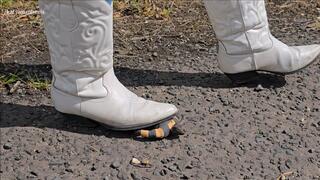 Little Men Get Crushed and Walked all Over in my Sexy Cowboy Boots