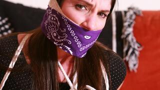 Arielle Lane is a Kinky Babysitter who Gets Duped Into Being Tightly Bound, Sock Gagged & Humiliated! RE ENCODE 2025 **New Preview**