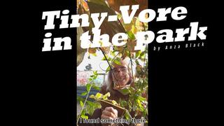 Tiny Eating in the park