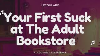 Your First Suck at The Adult Bookstore - Gay Bi - Audio Only with LeighLake