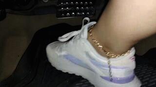 Mustang, Pedalpumping, Revving & Flooring In Reebok Sneakers (Rear view)