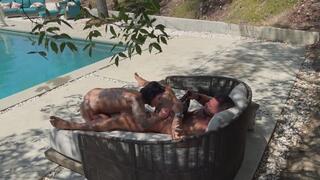 BEHIND THE SCENE MASSAGE FUCK WITH CHERRY DEVIVRE