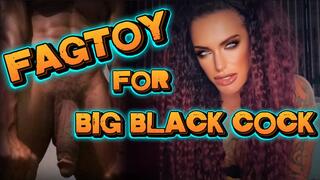 Fagtoy For Big Black Cock – Jerk-Off To Being Ridden By BBC
