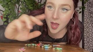 Giantess Belly Plops & Crushes Tinies With Her Belly