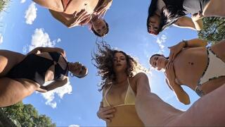 Our Tiny Toy with Giantess Nathalia, Mya, Aria, Nene and Ditria 1080p