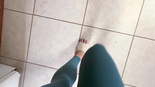 Tiny Play with My Wedge Heels & Feet
