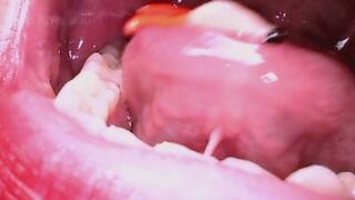 Giantess Goddess's Tongue Teasing Vore Delight