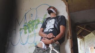 Exhibitionist guy and bondage fan (SET 4)