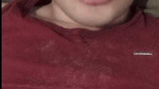 Shirtless Giant Eats Gummy Bears