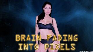 BRAIN FADING INTO PIXELS