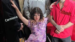 Russian Roulette Candy Gangbang that turned into an Orgy Unedited and BTS Pt One