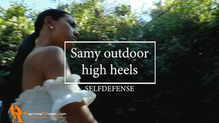 Samy outdoor high heels selfdefense