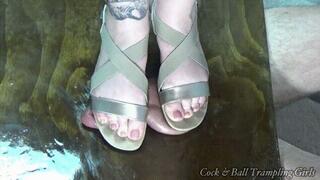 Mistress Arie's First Cock and Ball Trample! (Ms Arie POV) HD