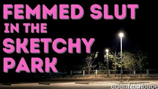 Femmed Slut in the Sketchy Park Audio-Visual