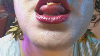Giantess Oral Tease: Tiny Man Played with Tongue & Lips | Sensual Vore Anticipation