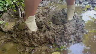 Ankle Boots Demolished in Mud!!