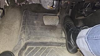 Playing and revving in old doc martens