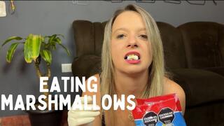 eating candy in latex gloves