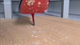 Nail Heel Louboutin Role Play Digging My Sharp Heels into the Floor