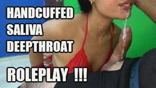 DEEP THROAT SPIT FETISH 250809HA3 SARAI SLOPPY SALIVA THROATFUCK BLACKMAILED FOR CHARITY FRAUD (ONLY DEEPTHROAT VERSION) + FREE SURPRISE SHOW (LOWDEF SD MP4 VERSION)